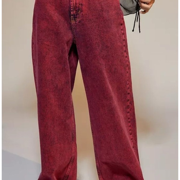 BDG Urban Outfitters Pink Washed Skater Baggy Jeans High Rise Women’s Size 30 - Picture 8 of 8